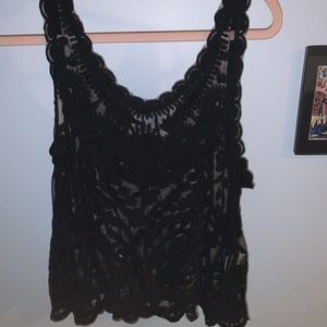 ⭐️Sheer black tank